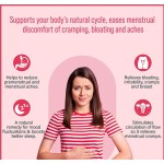 PMS Support Gummies for Women With Chasteberry and Vitamin B6 for Hormonal Balance and Cramp Relief