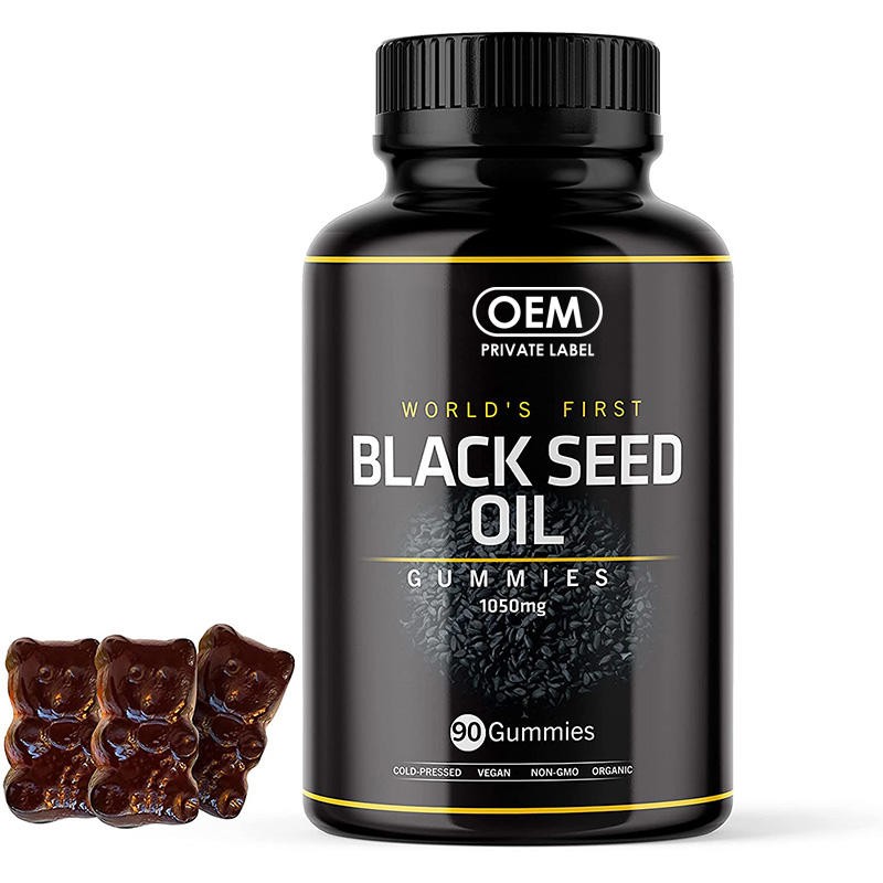 Premium Immune Support Antioxidant Boost Gummies Black Seed Oil with Honey Flavor Vitamins for Optimal Health