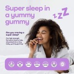 Melatonin Sleep Gummies for Adults - Fast-Acting Bedtime Supplement with Natural Berry Flavor