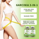 OEM 3-in-1 Weight Management Gummies with Garcinia, Green Coffee & Raspberry Ketones for Metabolism Boost & Sugar Control