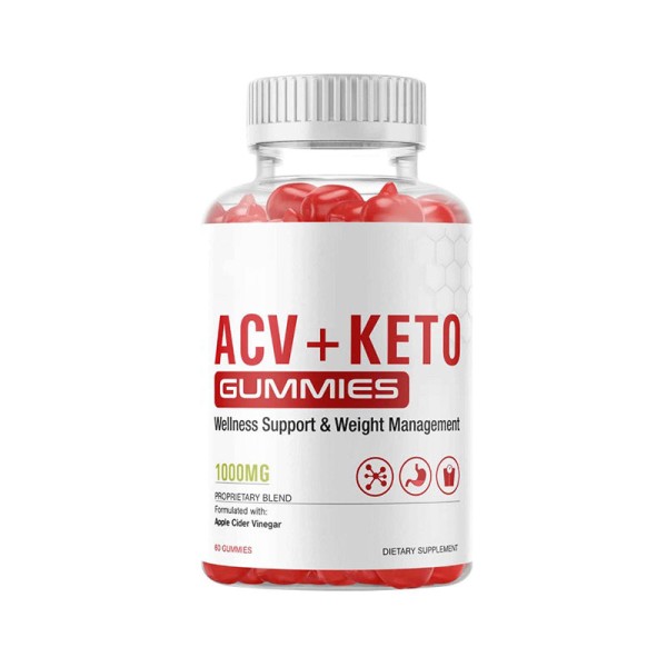 Premium Keto ACV Gummies for Weight Loss with Apple Cider Vinegar and Vitamins to Support Detox and Flat Stomach