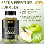 Soursop Graviola Sugar-Free Gummies Antioxidant Superfruit Supplement for Adults Oral Liquid Dosage Not for Pregnant Women