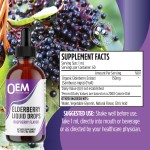 Sambucas Organic Black Elderberry Drops - Immune Booster with Vitamin C & Zinc for Antioxidant Support