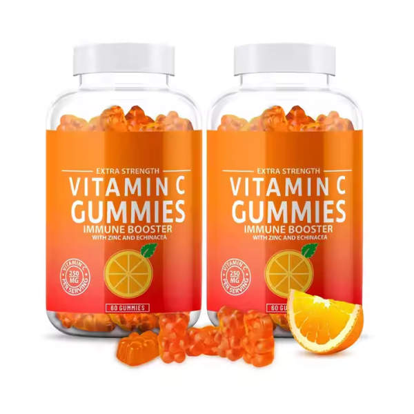OEM Orange Flavored Multivitamin Gummies with Vitamin C and D3 for Skin Brightening & Immune Support - Customizable Formula