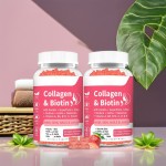 Collagen and Biotin Gummies for Adults 5000mcg High-Potency Vegan Hair and Skin Support