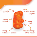 OEM Orange Flavored Multivitamin Gummies with Vitamin C and D3 for Skin Brightening & Immune Support - Customizable Formula