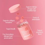 Premium Sugar-Free Vegetarian Hair Vitamins Gummies with Biotin
