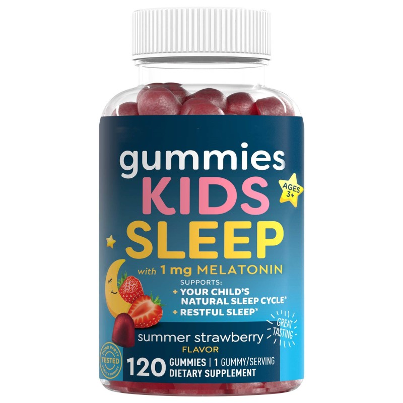 OEM Natural Melatonin Sleep Gummies for Kids & Adults - Non-Habit Forming Sleep Aid with Vitamins