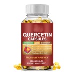 Quercetin Capsules Maximum Potency with Zinc 30mg & Bromelain - Vegan Immune Support, Heart Health & Skin Defense Boost