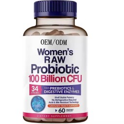 OEM Probiotic Capsules Digestive Support  Gut Health Prebiotic Pills Supplements Organic Women's Cranberry Probiotic Capsules
