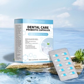 Adult-Specific Dental Care Capsule, Enzymes and Probiotics Dual-Effect, Target Oral Flora