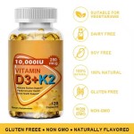 Vitamin D3 Natural Ingredients Immune Support Calcium Citrate Soft Capsule Calcium Supplements for Bone and Muscle