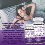 Nutritional Supplement Dreamy Sleep Gummy Melatonin Vitamin d Magnesium and Lemon Balm Extract to Fall Asleep Faster
