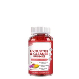 Liver Detox and Hangover Relief Gummies with Milk Thistle Glutathione and Dandelion for Cellular Cleanse