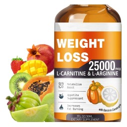 Advanced Liquid Weight Loss Supplement with Apple Cider Vinegar and Garcinia Cambogia Oral Vitamins for Metabolism Boosting