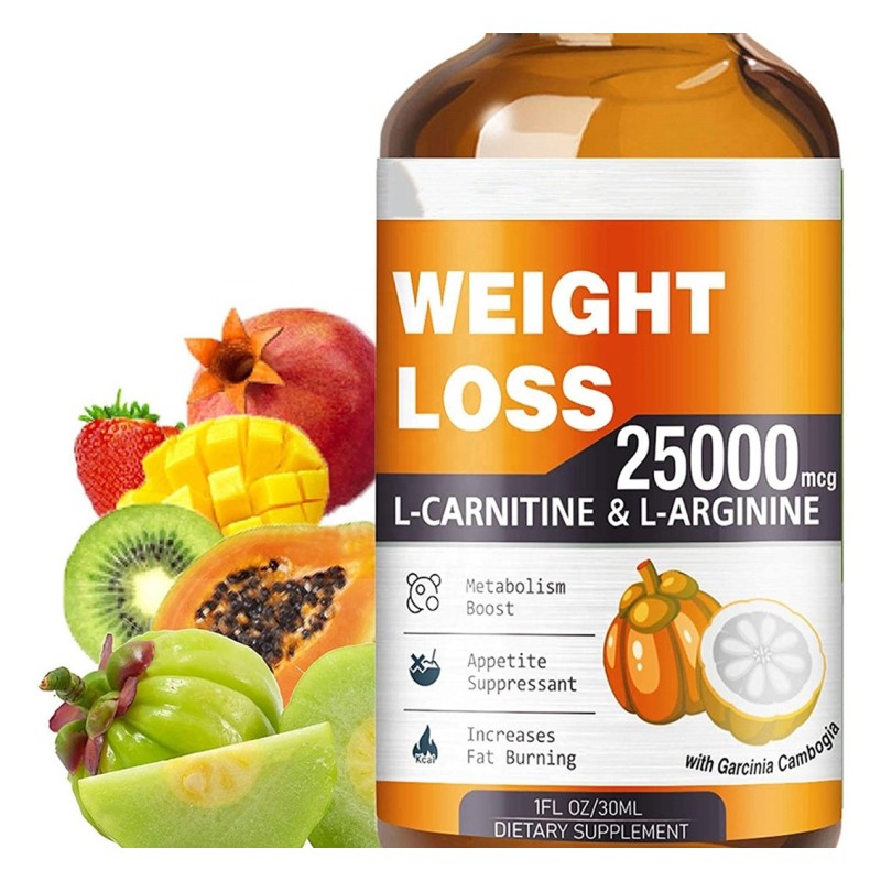 Advanced Liquid Weight Loss Supplement with Apple Cider Vinegar and Garcinia Cambogia Oral Vitamins for Metabolism Boosting
