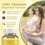 Dietary Supplements Lemon Flavor Magnesium Glycinate Gummies for Brain Memory and Sleep Maintain Emotional Stability