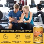 Vitamin D3 Natural Ingredients Immune Support Calcium Citrate Soft Capsule Calcium Supplements for Bone and Muscle