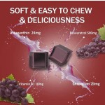 Astaxanthin Gummies with Resveratrol for Skin & Eye Health | Antioxidant Supplement