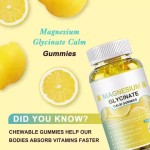 OEM Magnesium Glycinate & Citrate Gummies Vitamin Powder Supplement for Stress Relief & Muscle Recovery