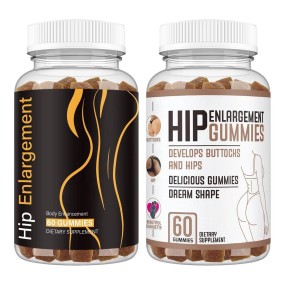 Natural Body Enhancement Gummies with Herbal Extracts 60 Count for Adults to Enhance Curves Firmness Not for Pregnant Women