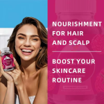 Beauty Vitamin Gummy Supports Healthy Hair Growth and Glowing Skin Vegan Dietary Supplements Are Made From Natural Ingredients