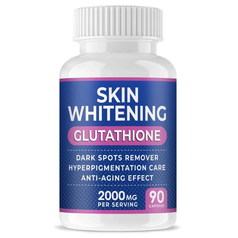OEM Private Label 2000mg Vitamin C Whitening Capsules for Skin Brightening and Antioxidant Support 90 Capsules