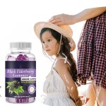 Natural Immune Supplement Enhancement Black Elderberries Gummies for Children and Adults and Pregnant Women