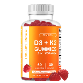 High-quality Vitamin D3 K2 Adult Gummy Candy 5000 International Units Vitamin D3 Immune Support Vitamin Gummy Candy