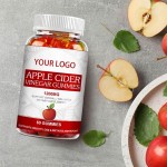 Plant-Based Apple Cider Vinegar Gummies with Vitamin B12 and Folic Acid for Digestive Health and Energy Boost