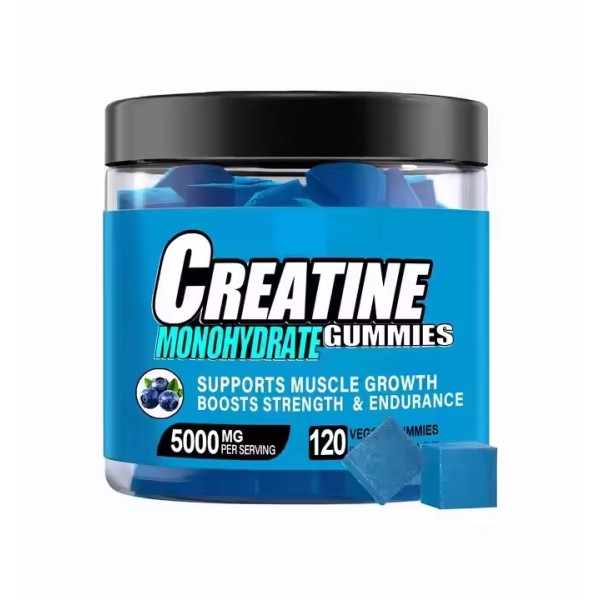 Monohydrate Energy Gummy Creatine Gummies for Muscle Growth Pre Workout Supplement Creatine