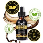 Factory Shilajit Resin Liquid Drops with 85+ Trace Minerals, Ashwagandha, Turmeric, Ginseng & Chaga Supplement