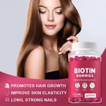 OEM/ODM Private Label Biotin Gummy Vitamin Supplement for Hair Skin & Nail Health