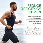 Organic Liquid Iron Supplement - High Potency Formula, Red Blood Cell Support for Daily Energy