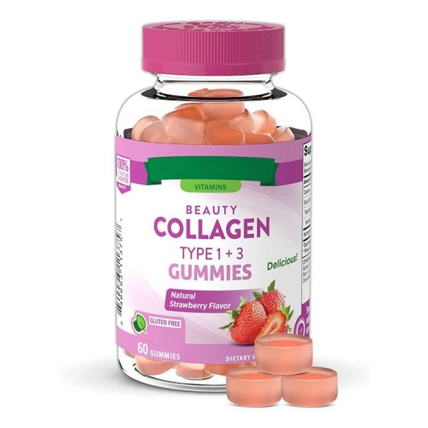 Vitamin Supplements, Protein, Collagen, Gummy Candy, Men's Hair Growth, Skin