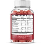 Premium Iron Gummies with Vitamin C for Energy and Blood Health Vegan Supplement 60 Gummies
