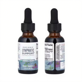 Lymphatic Support Drops Echinacea Elderberry Blue Vervain Vegan Herbal Extract Immune  Cleanse Drops