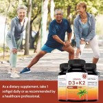 Wellbody Factory Supply Halal D3 K2 Vitamins D3 Softgel Food Grade Dietary Supplement Immune Health Bone