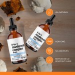8-in-1 Mushroom Extract Drops - Lion's Mane & Reishi, Brain Boost & Immune Support