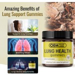 OEM Mullein Leaf Extract Gummies for Lung Health  Detox & Support
