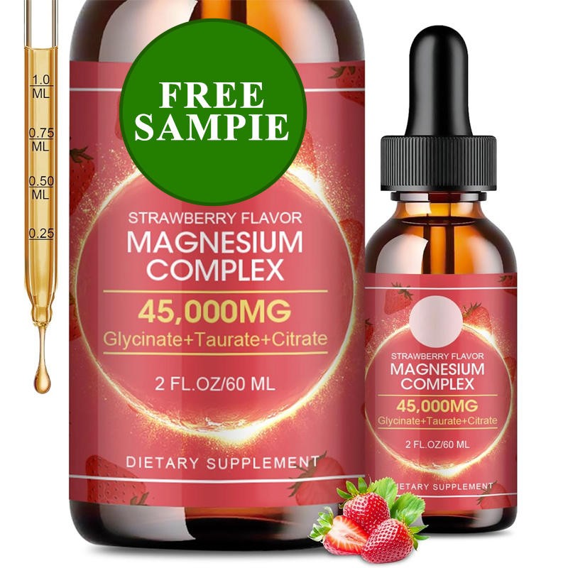 Magnesium Complex Supplement Vitamins Citrate Glycinate Magnesium Liquid Multivitamin Supplement