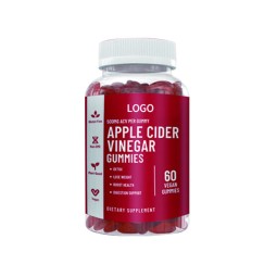 Apple Cider Vinegar Gummies with Mother , Supports Metabolism & Weight Management, Natural Apple Flavor
