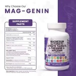 Magnesium Complex Magnesium Glycine Hyper Absorbent Improve Sleep Quality Promotes Digestion and Immunity Capsules