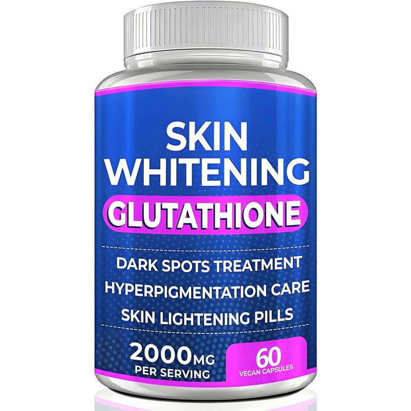 Halal Certified 5000mg L-Glutathione Softgel Capsules - Skin Whitening & Anti-Aging Supplement for Women