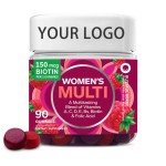 Collagen Gummies With Multivitamins for Skin Hydration and Nail Strength - Nutritious Supplement for Men and Women