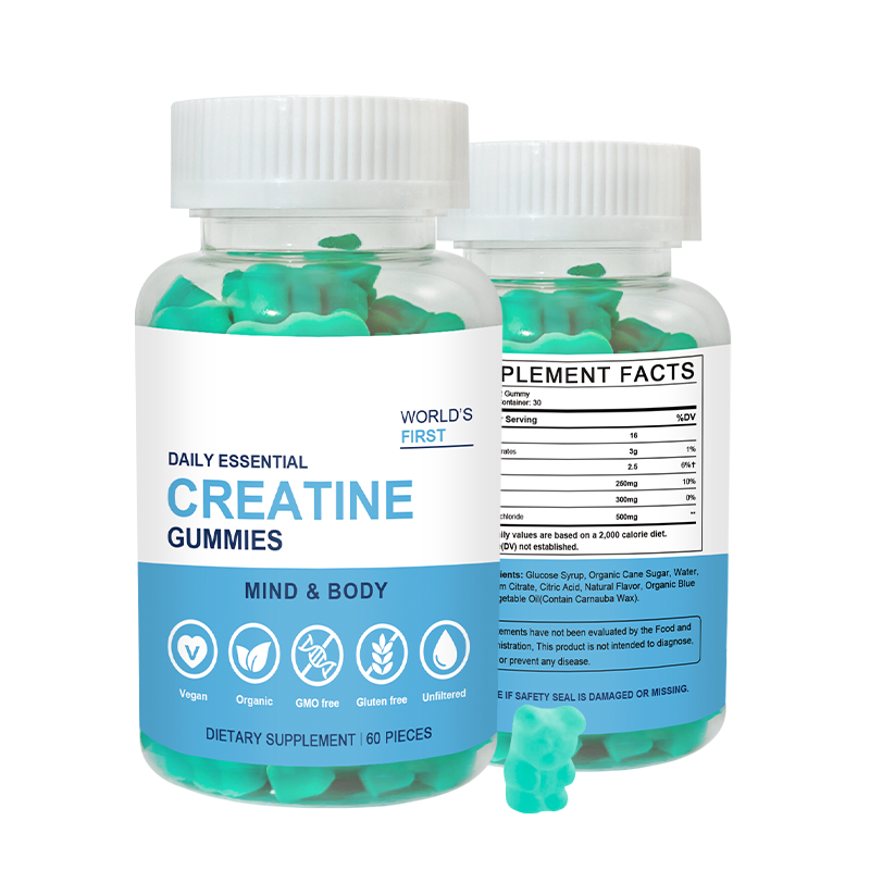 Sugar-Free Creatine Gummies 5000mg - Pre Workout Supplement with Creatine Monohydrate