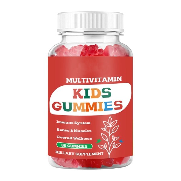 Biocaro Kids Multivitamin Gummies with Vitamins D3 K2, A, C, B6, B12 & Zinc - Immune Support & Growth | Vegetarian