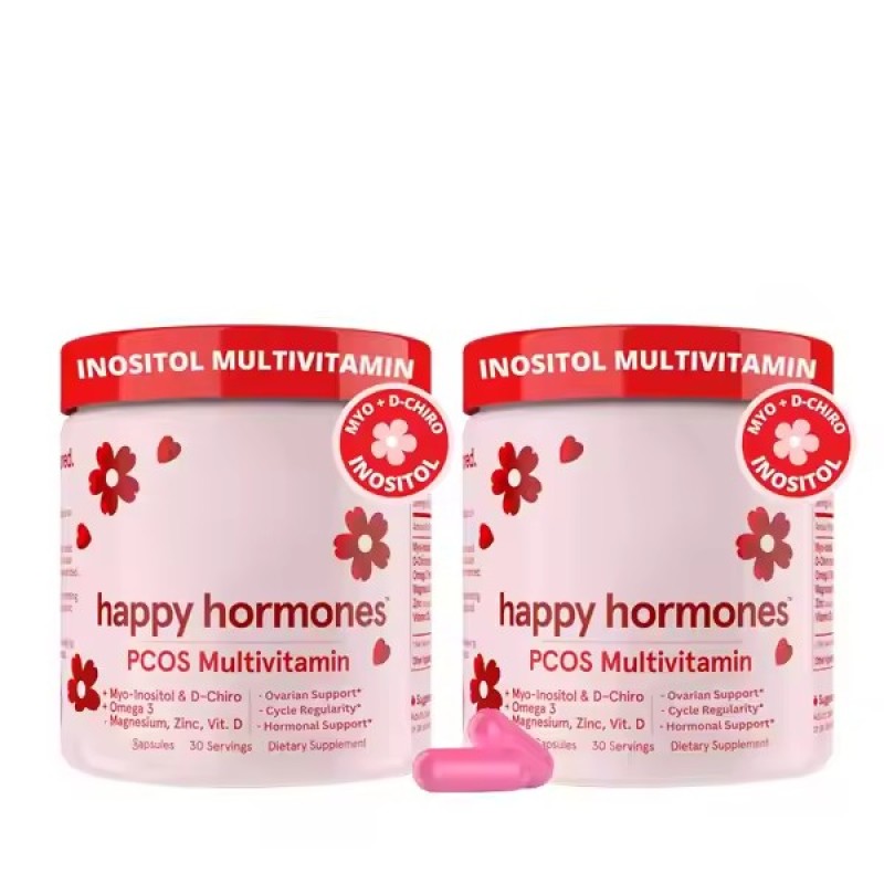Women's Happiness Hormone Supplements Vitamin Omega 3 Rich Capsules to Boost Hormone Levels for Adults & Pregnant Women