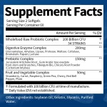 Probiotic Supplement Probiotic Digestive Enzyme Complex Soft Capsules Promote Digestive Health Gastrointestinal Health
