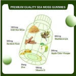 Organic Sea Moss Gummies 60 Gummies for Stronger Immune Gummy Vitamin Manufacturer